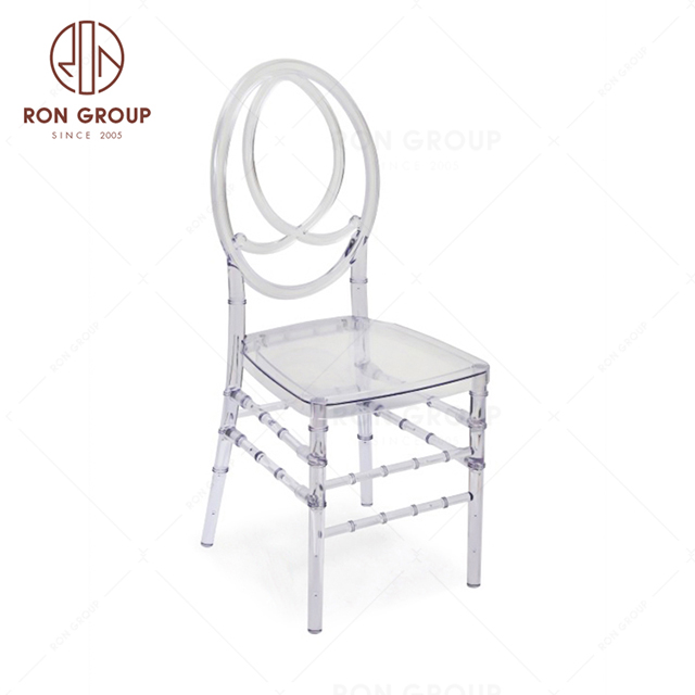 Modern clear crystal transparent tiffany acrylic phoenix chairs for wedding and events