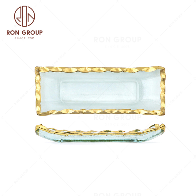 RNPG229-65 Unique special design restaurant wedding utensils cafe banquet decorate party Wraping Long Plate