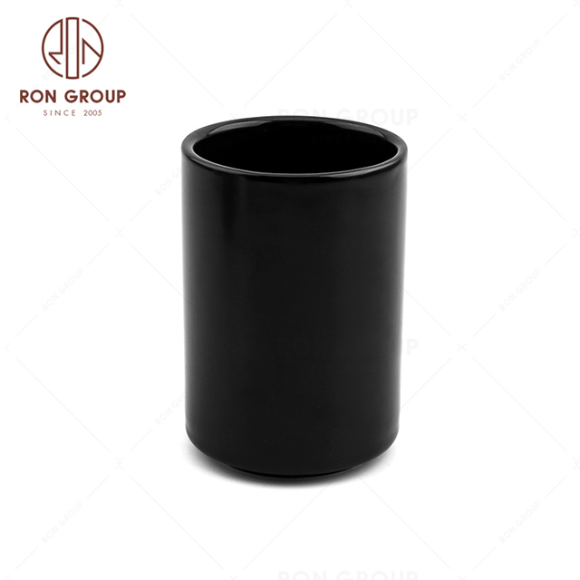 RNPCE146-Customized Matte Black Style Restaurant Hotel Bar Cafe Wedding Tea Cup