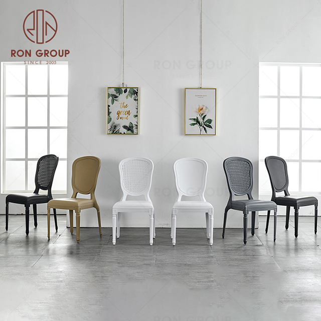 RonGroup Event Outdoor  Furniture Leisure Plastic Chair  With Cushion ( 3 colors)  RNFP124-7