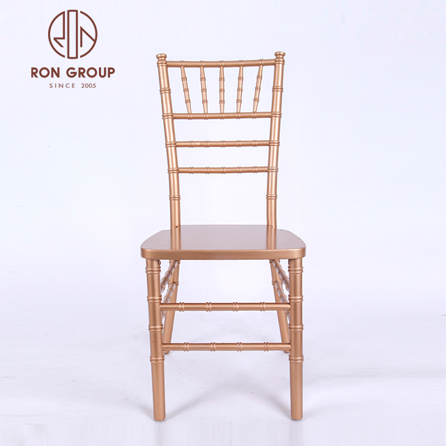 Luxury wooden gold chiavari hotel dining wedding tiffany chair modern 