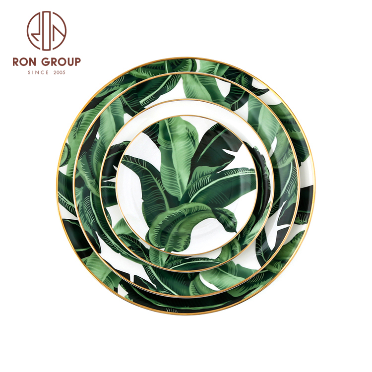 wholesale Chinese style porcelain dinner set Eco-Friendly fine bone china dinner set