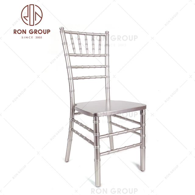 Wedding event silver wood chiavari tiffany chairs for wedding reception