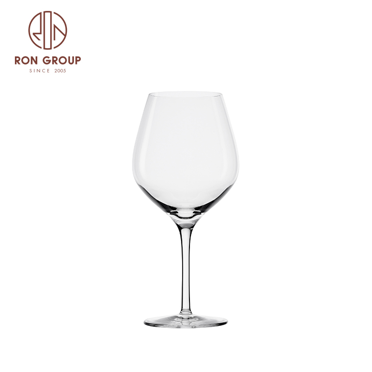 705 ml Hand Blown Crystal Burgundy Wedding Clear Goblet Champagne Red Wine Glasses 