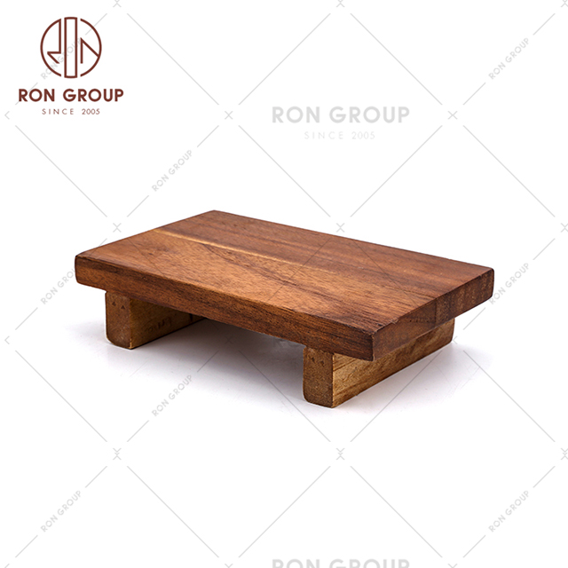 Good Price Hotel Party Japanese Dinner Serving Wooden Sushi Plate