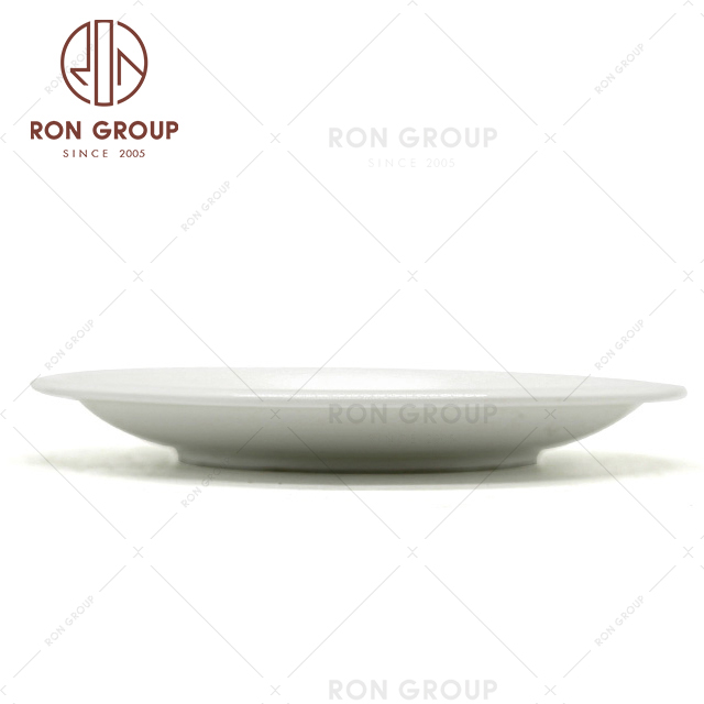cheap white crockery round coupe blue and white porcelain dinner plates 10 inches
