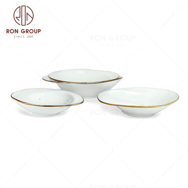 RonGroup New Color Chip Proof  Collection Misty White Bule -  Odd Soup Bowl