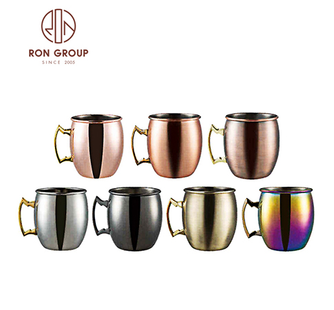 Manufacturer Wholesale Stainless Steel100% Solid Plated Pineapple Coffee Beer Copper Mug