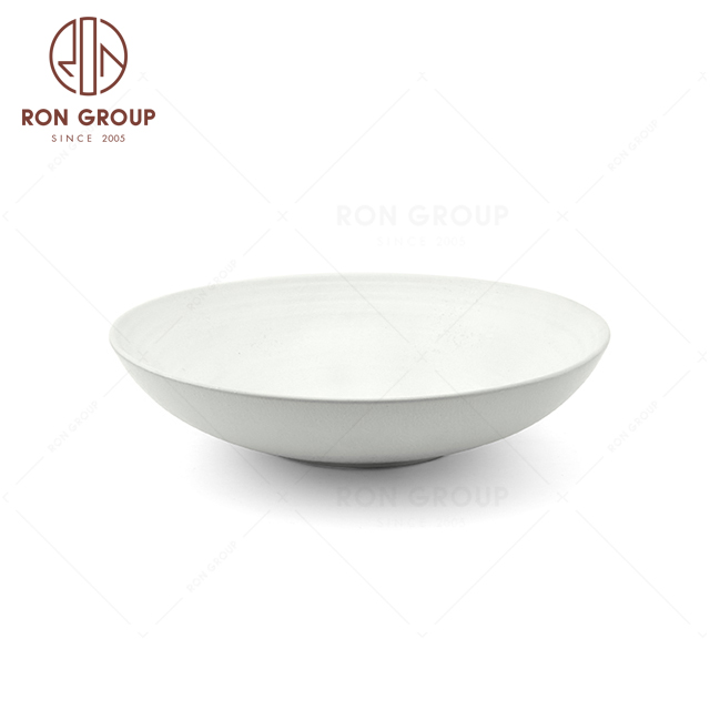 RNPCT1916-10D Hot Selling Raindrop White Style Restaurant Hotel Bar Cafe Wedding Water Wave Bowl