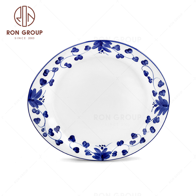 RNPCE019-Factory Wholesale Rattan Flower Style Restaurant Hotel Bar Cafe Wedding Watermelon Bowl