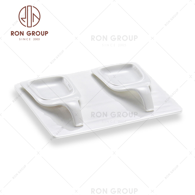 Chinese style kinds of flatware white style porcelain soup spoon 