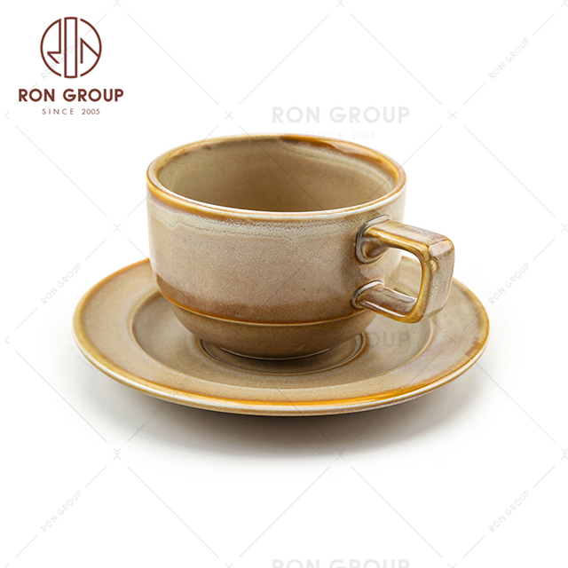 Factory direct sell small matte glaze porcelain coffee mug latte ceramic coffee cup tea cup