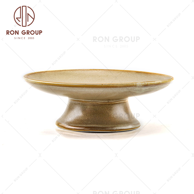 Japanese Luxury Porcelain Salad Plate Snack Dish Top Quality Restaurant Tableware Ceramic Fruit Plate