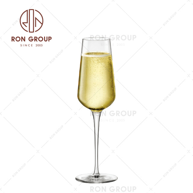 Eco-friendly cheap tempered glassware reusable goblet wine glass 