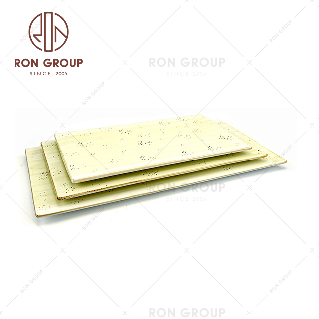Wholesale restaurant hotel dinner porcelain pizza crockery plates sets 