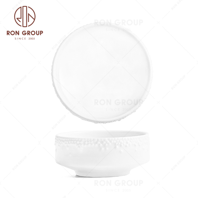 RNPCG2201-2202 Hot Sale FAFARTC Series Restaurant Hotel Bar Cafe Wedding White Bowl 