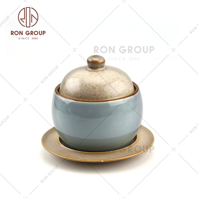 Good looking user friendly China supplied porcelain exquisite dinnerware ceramic stew pot set 