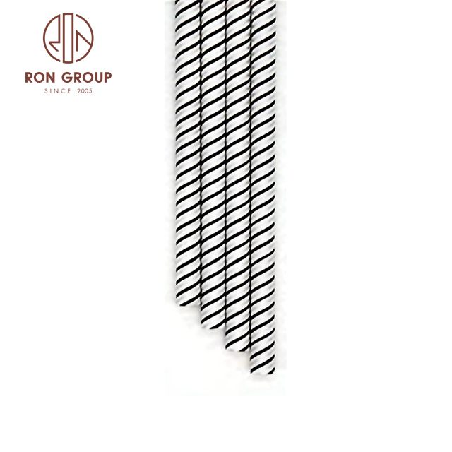 Hot sale paper straw biodegradable striped paper straw for drink