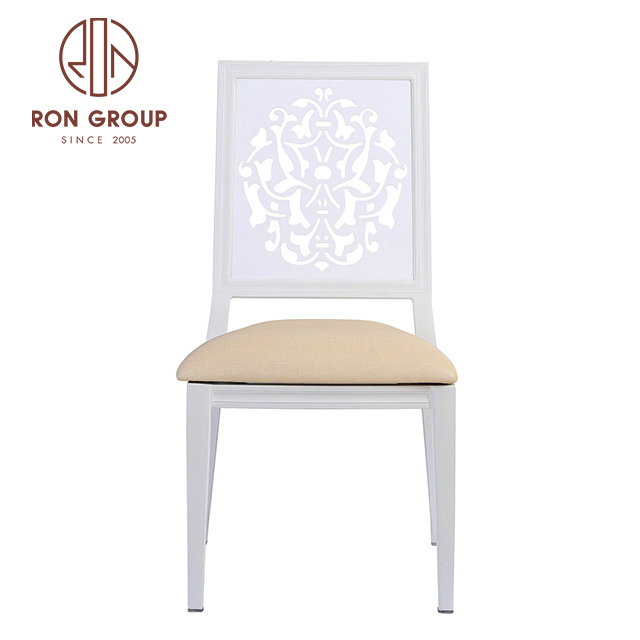 Hot sale used banquet hall wedding hotel metal stackable chairs for sale