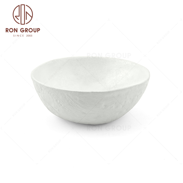 RNPCT1901-4D Factory Wholesale Raindrop White Style Restaurant Hotel Bar Cafe Wedding Cloth Design Noodle Bowl