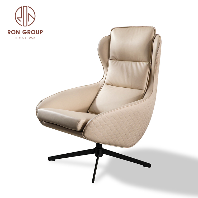 Cheap Factory Price luxury lounge chair modern rice white leisure relax chair 