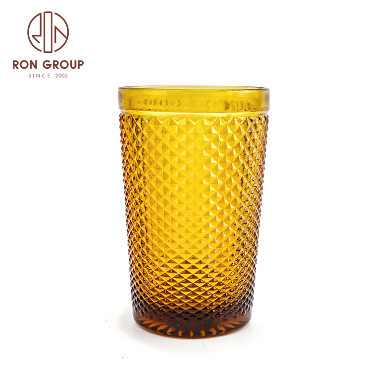 wholesale color retro wedding water wine glass small tumbler 