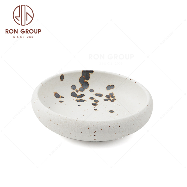 RNPC609-06004 Customized Splash ink Style Restaurant Hotel Bar Cafe Wedding Round Bowl