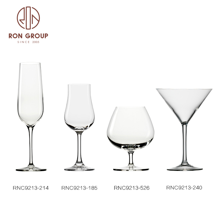Wedding Unique Handblown Clear Crystal Red Wine Glass Wine Cup