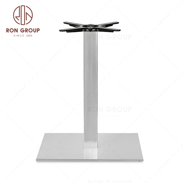 Good quality iron baking varnish square furniture legs table base with cheapest price