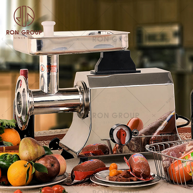 Luxury aluminum alloy body meat grinder stainless steel blade commercial meat mincer