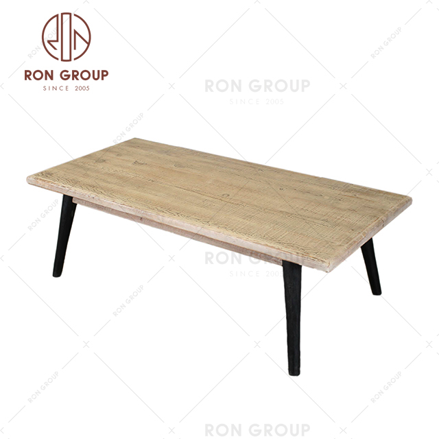New design restaurant home solid old pine wood wood dining room table