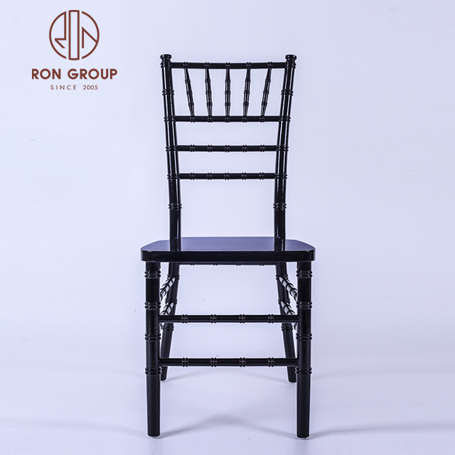 Hotel banquet chavari chairs wedding black chair chiavari stackable
