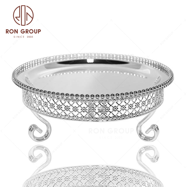 RNBF20059S Hot Sales Stainless Steel Wedding Restaurant Hotel Cafe Bar Cake Tray