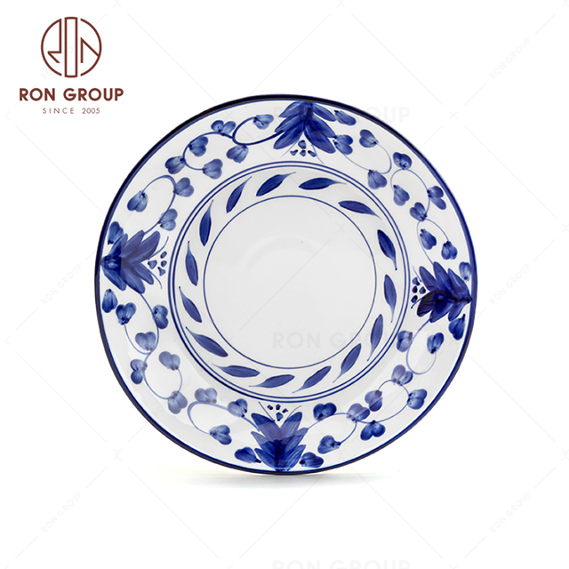 RNPCE139-Hot Sale Rattan Flower Style Restaurant Hotel Bar Cafe Wedding Snack Plate