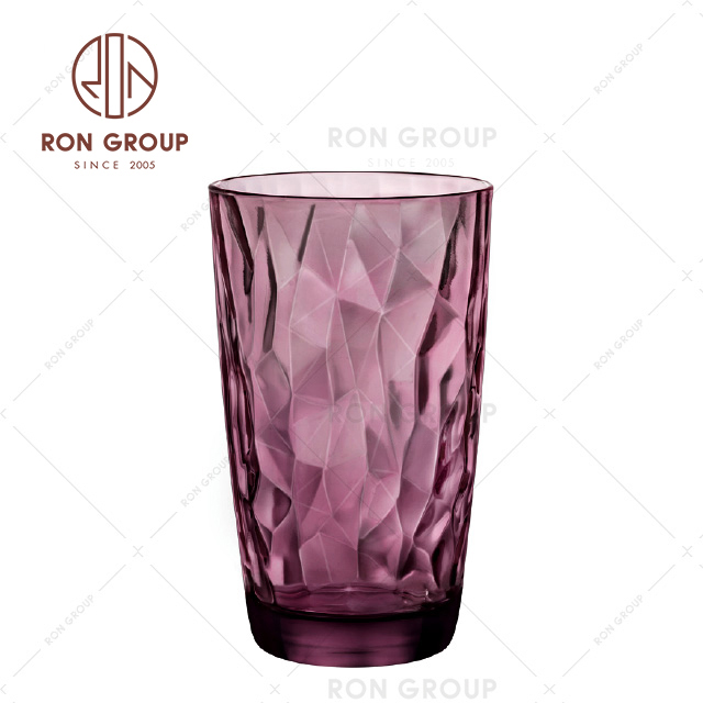 China manufacturer sale handmade colorful drinking glass cup 