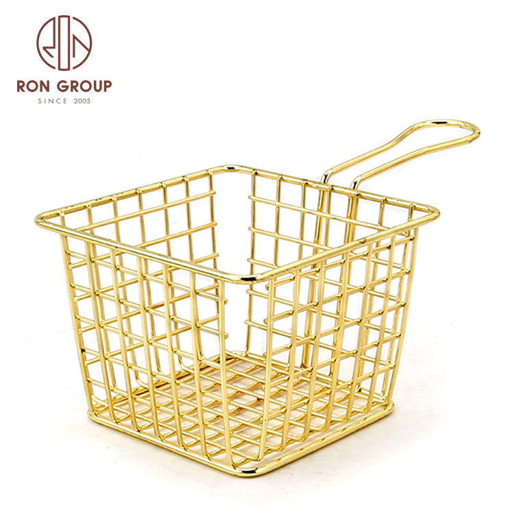 Food Grade Stainless Steel Fryer Deep Kitchen French Fries MINI Mesh Basket