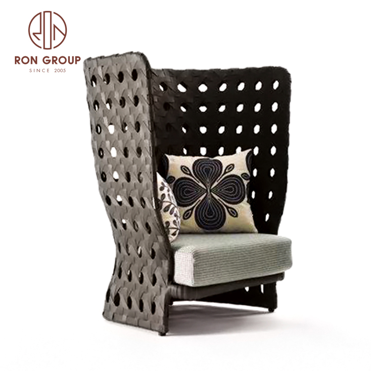 Modern cafe outdoor furniture natural outdoor furniture rattan cane furniture 