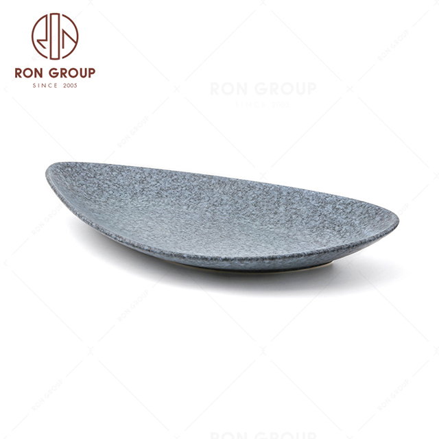 Good Price Irregular Plate Porcelain Luxury Dinnerware Porcelain Plate For Hotel Wedding