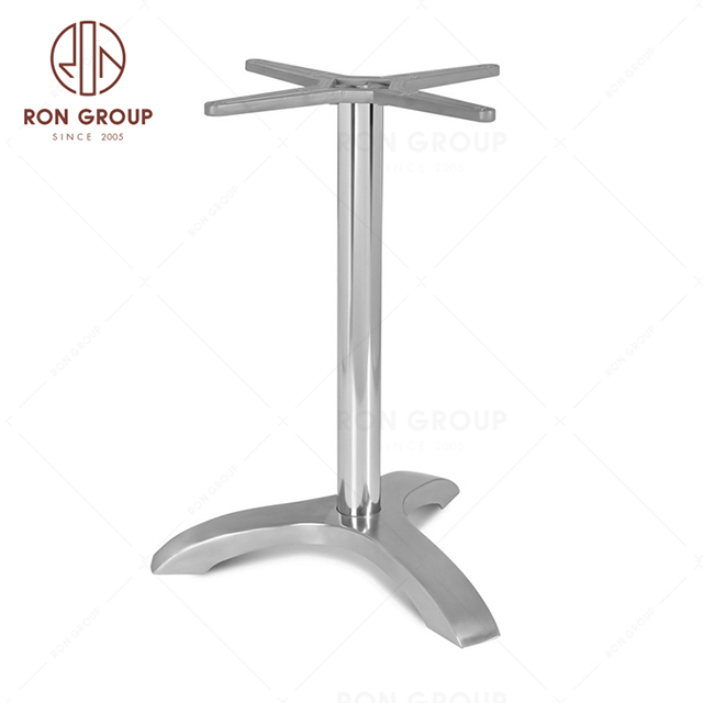 Aluminium restaurant coffee dining metal table base
