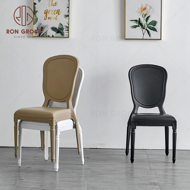 RonGroup Event Outdoor  Furniture Leisure Plastic Chair  With Cushion ( 4 colors)  RNFP124-8