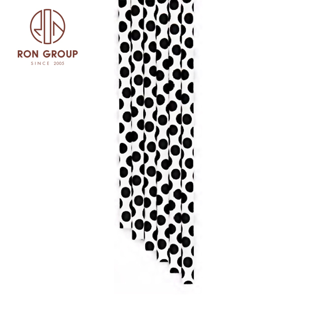 High quality biodegradable eco friendly  design paper drinking straws