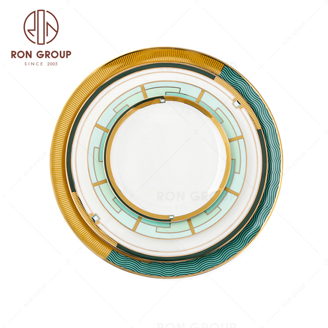 Wholesale ceramic fruit dinner plates for wedding rental