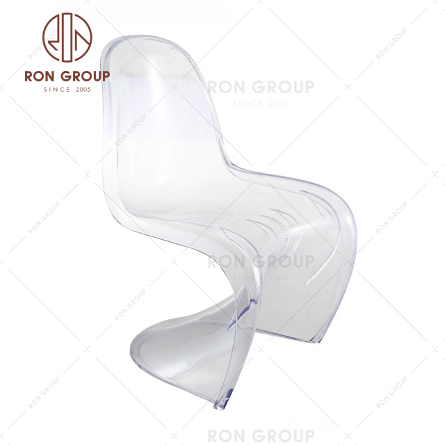 high quality s shaped plastic pc wedding event belle epoque chair bella