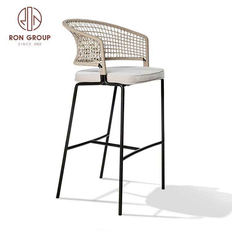 Outdoor Rattan Wicker Bar Dining Patio Furniture Set Rattan bar stool 