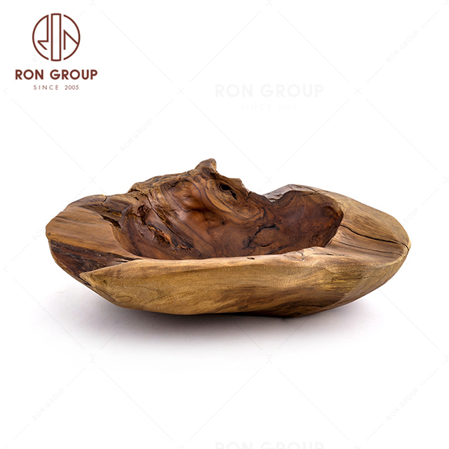 High Quality Cheap Customizable Serving Wooden Unique Salad Bowls 