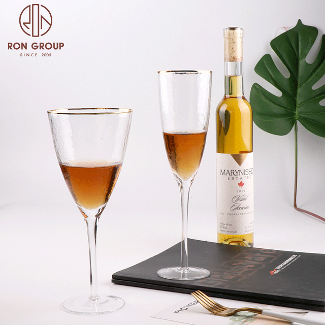 Leadfree Clear customize clear stemless champagne flutes Drinking Glasses