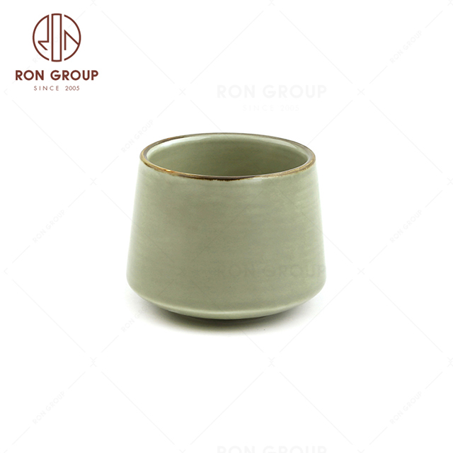 RonGroup New Color Morandi Chip Proof Porcelain  Collection - Ceramic Drinkware Tea Cup  