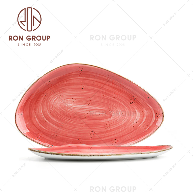 modern porcelain flat plate sets 