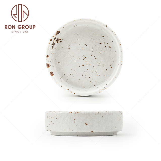 RNPC609-4162 Hot Sale Splash ink Style Restaurant Hotel Bar Cafe Wedding Saucer