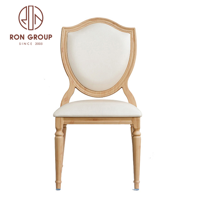 Foshan factory rose gold aluminum for louis wedding banquet chair
